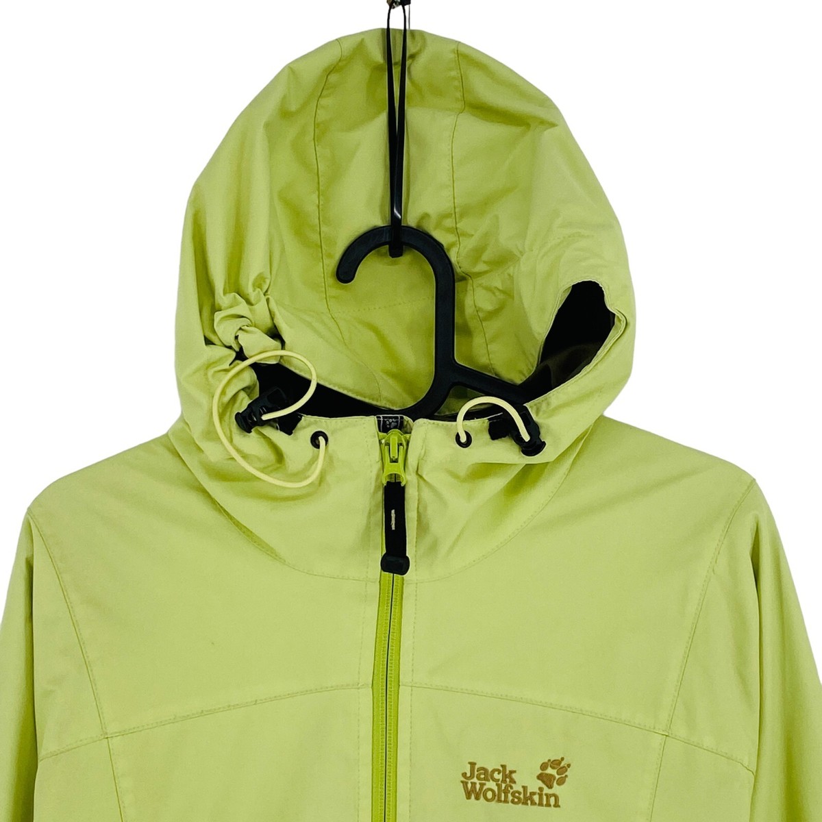 Jack Wolfskin Stormlock Hyproof Green Hooded Jacket Coat Jack Wolfskin Stormlock Hyproof Green Hooded Jacket Coat