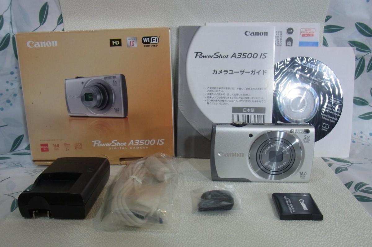 Canon PowerShot A3500 IS, 16MP,5x,3inch,f/2.8,Silver Canon PowerShot A3500 IS, 16MP,5x,3inch,f/2.8,Silver