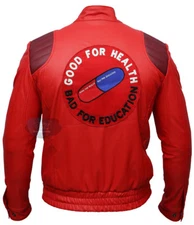 Vintage Akira Kaneda Capsule Red Motorcycle Leather Jacket Special offer