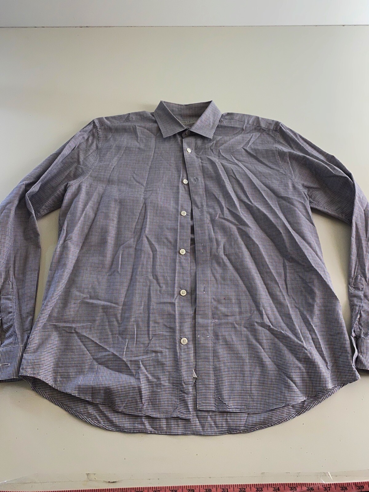 CAMICIA MANICA LUNGA Gives & Hawkes Siviglia Fila Londra Large L 16 x 34 35