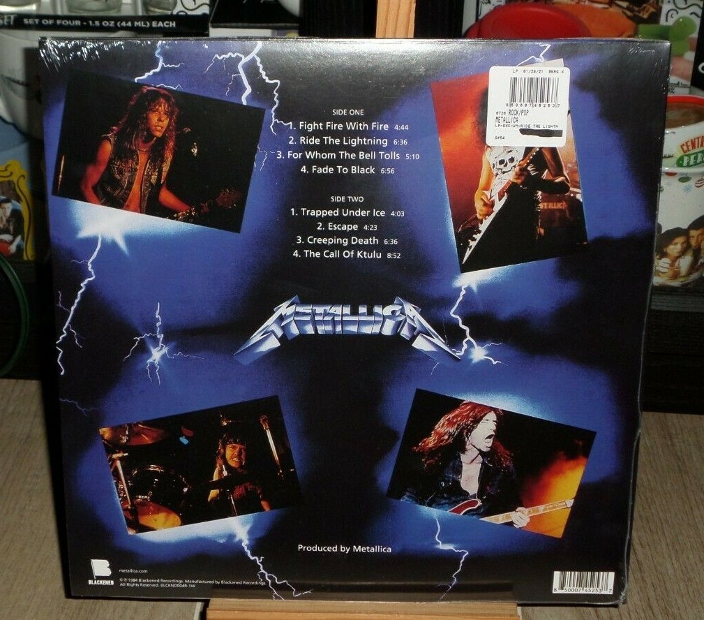 LLICA RIDE THE LIGHTNING LP DVD メタリカ Amazon.com: Ride the Lightning: CDs & Vinyl