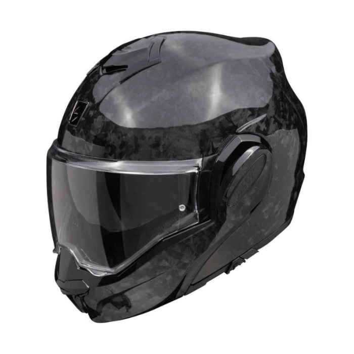 Scorpion Exo Tech Evo Carbon Onyx Size L Helmet | eBay