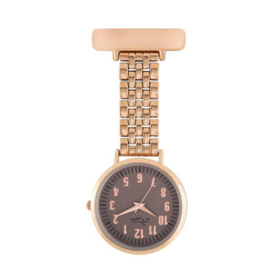 Annie Apple Nurses Fob Watch Aurora Grey/Rose Gold UK