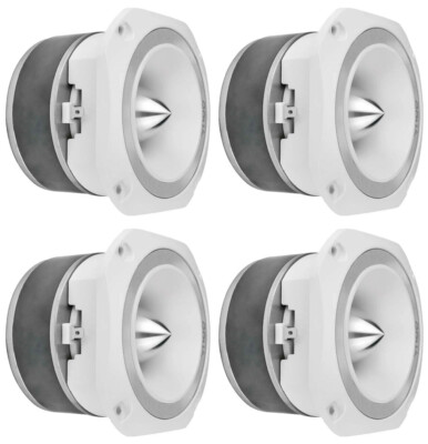 #ad PRV TW700Ti WHITE Titanium 4quot; Super Bullet Tweeter 8 Ohm 240W 3500 to 20kHZ FOUR $159.64