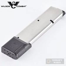 WILSON 1911 .45 ACP 10-Round MAGAZINE Gov't with Ext. PAD 47-45FS10 FAST SHIP