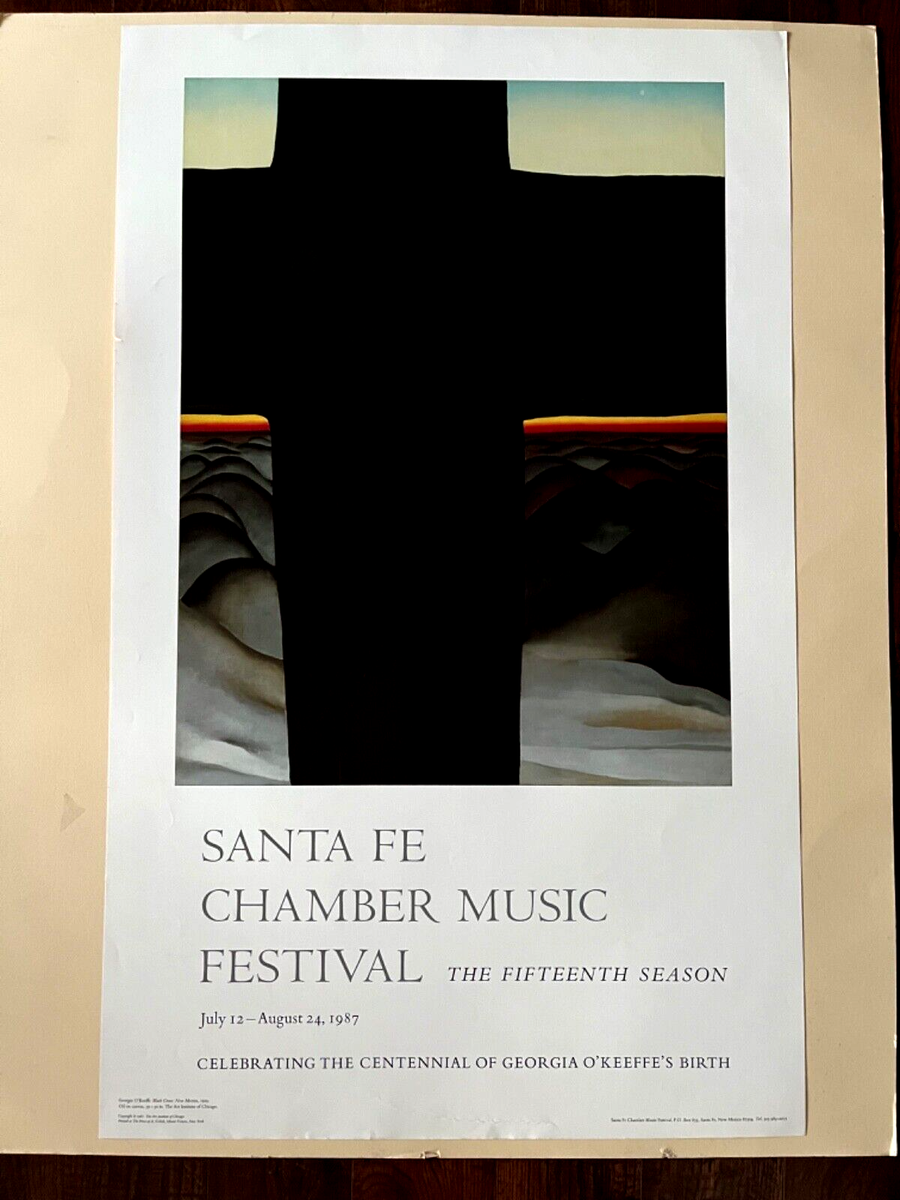 GEORGIA O'KEEFFE ポスター Vintage Georgia O'Keeffe - Framed Lithograph Print Poster