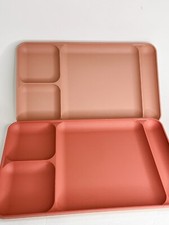 Vintage Tupperware Plastic Picnic Food Trays ...
