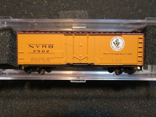 N - Atlas 33392 - 40' Standard Reefer, NYRB 2502 'Early Bird' LN mit M-M cpl | Zustand: Used