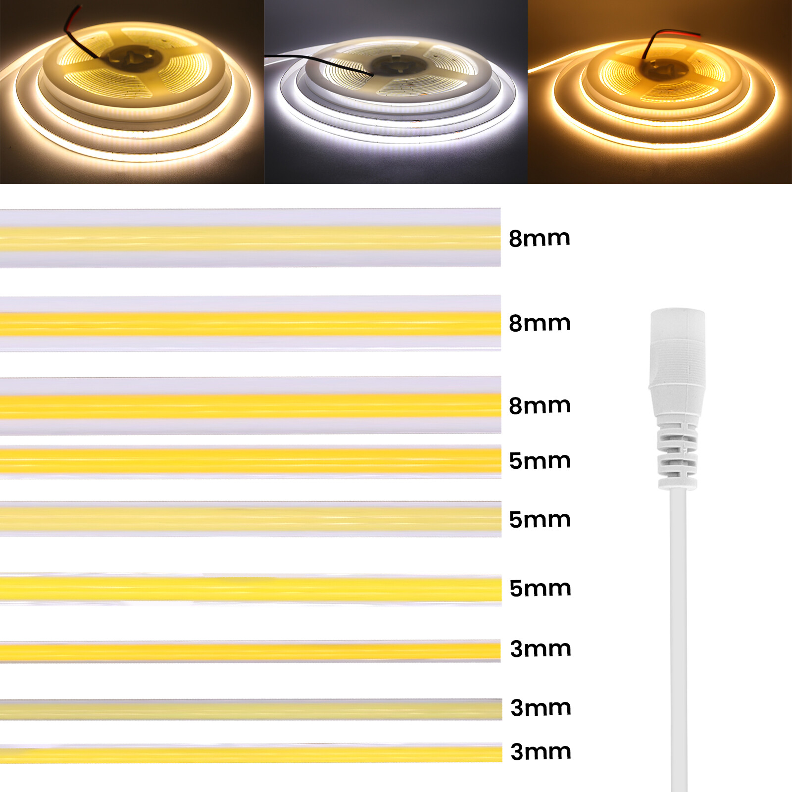 1,8mm 3mm 5mm 8mm 5050 0805 1W PCB Wtn LED SMD Diodi Bianco Blu Verde Rosso - Foto 10