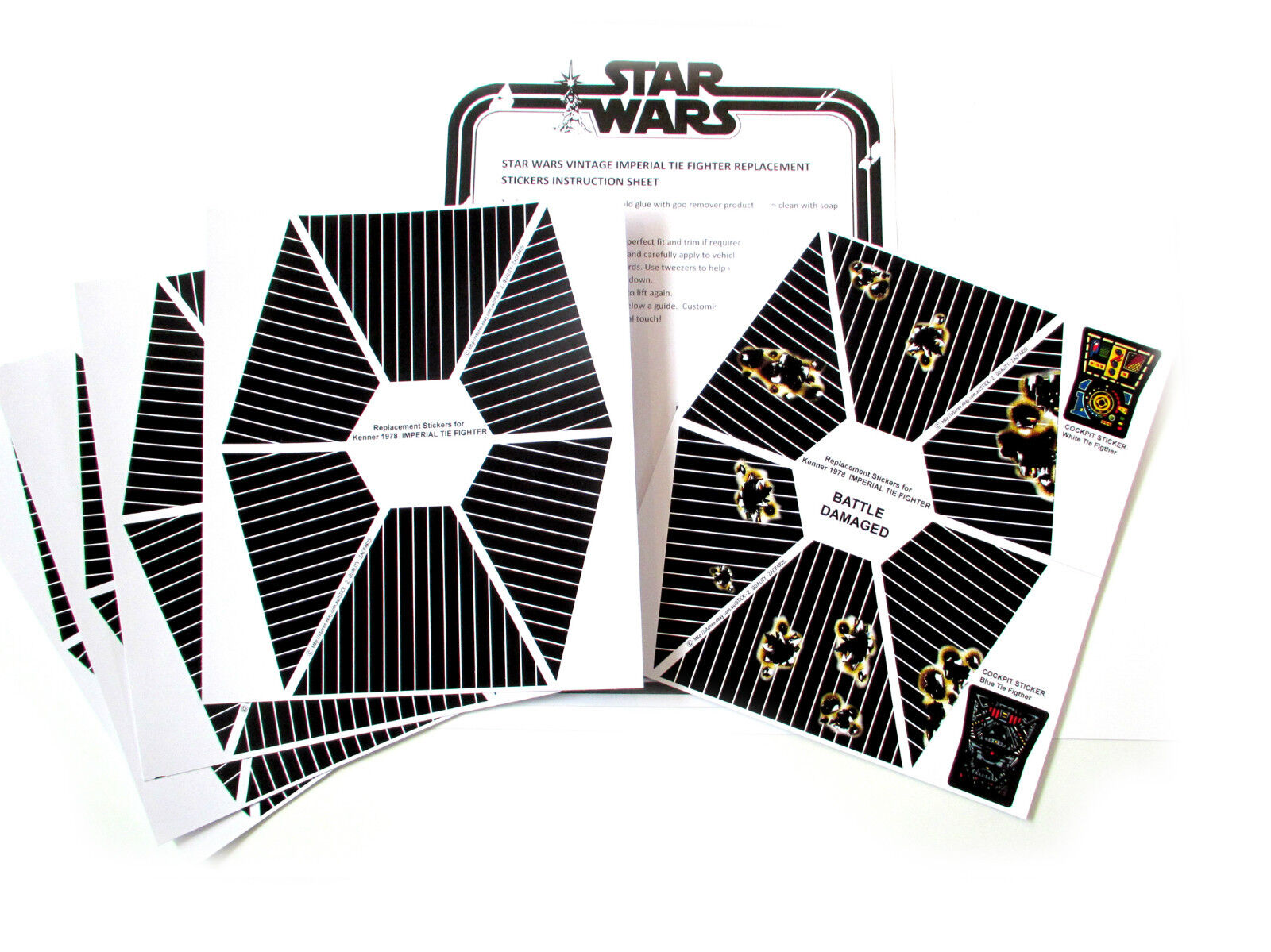 Star Wars Empire Tie Fighter Die Cut Vinyl Multiple Colors Decal