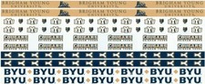 Brigham Young University BYU Cougars NCAA Border Scrapbook Stickers 12"