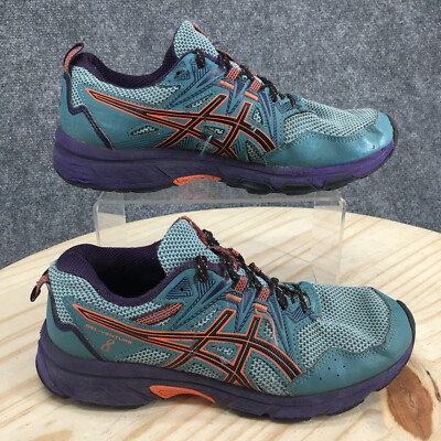 Asics Shoes Womens 7 Gel Venture 8 Running Sneakers Multicolor Lace Up Low Top
