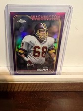 RUSS GRIMM 2024 TOPPS CHROME PURPLE REFRACTOR #197 - #206/275