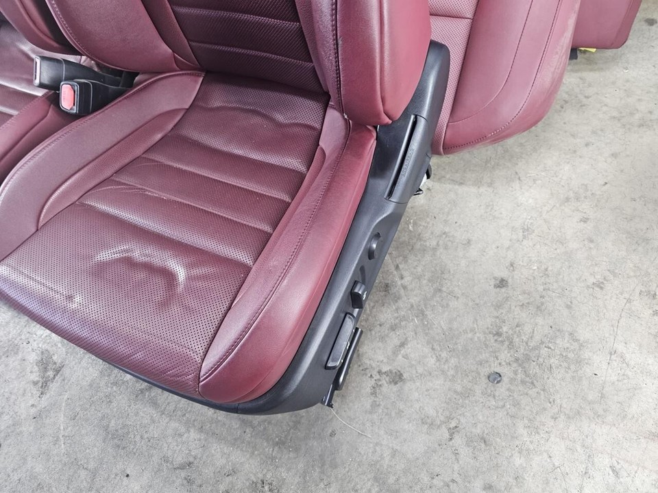 LEXUS 1315 IS250 IS350 SPORT FSPORT RED SEAT SEATS LEATHER SET OEM eBay