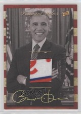 2018 The Bar Pieces of Past Hybrid Edition Pennant Relic Barack Obama 5l1