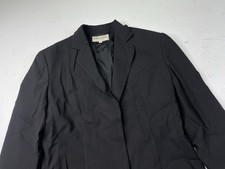 Vintage Giorgio Armani Black Blazer Coat Women  s Size 6 Made In Italy Work