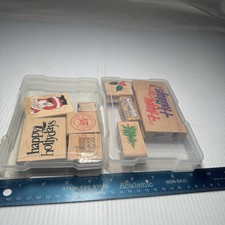 9pcs Christmas Rubber Stamps Sets