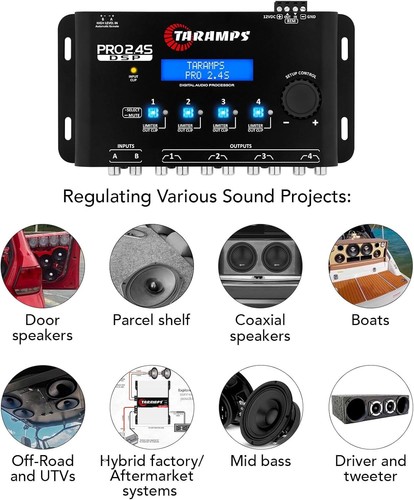 Pro 2.4S DSP Crossover full Digital Signal Processor and Equalizer with seque... - Picture 8 of 10