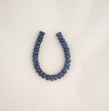 DUMORTIERITE 5MM RONDELLE BEADS - 3.5" STRAND - 0840