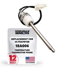 Ultrafryer 18A006 Temperature Thermistor Probe w/ Black Wires 12 Month Warranty