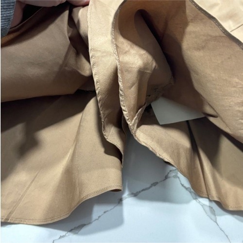 TWINSET | Brown Poplin Girls Skorts Shorts with Flounces Ruffles Twin Set Size 8 - Picture 9 of 16