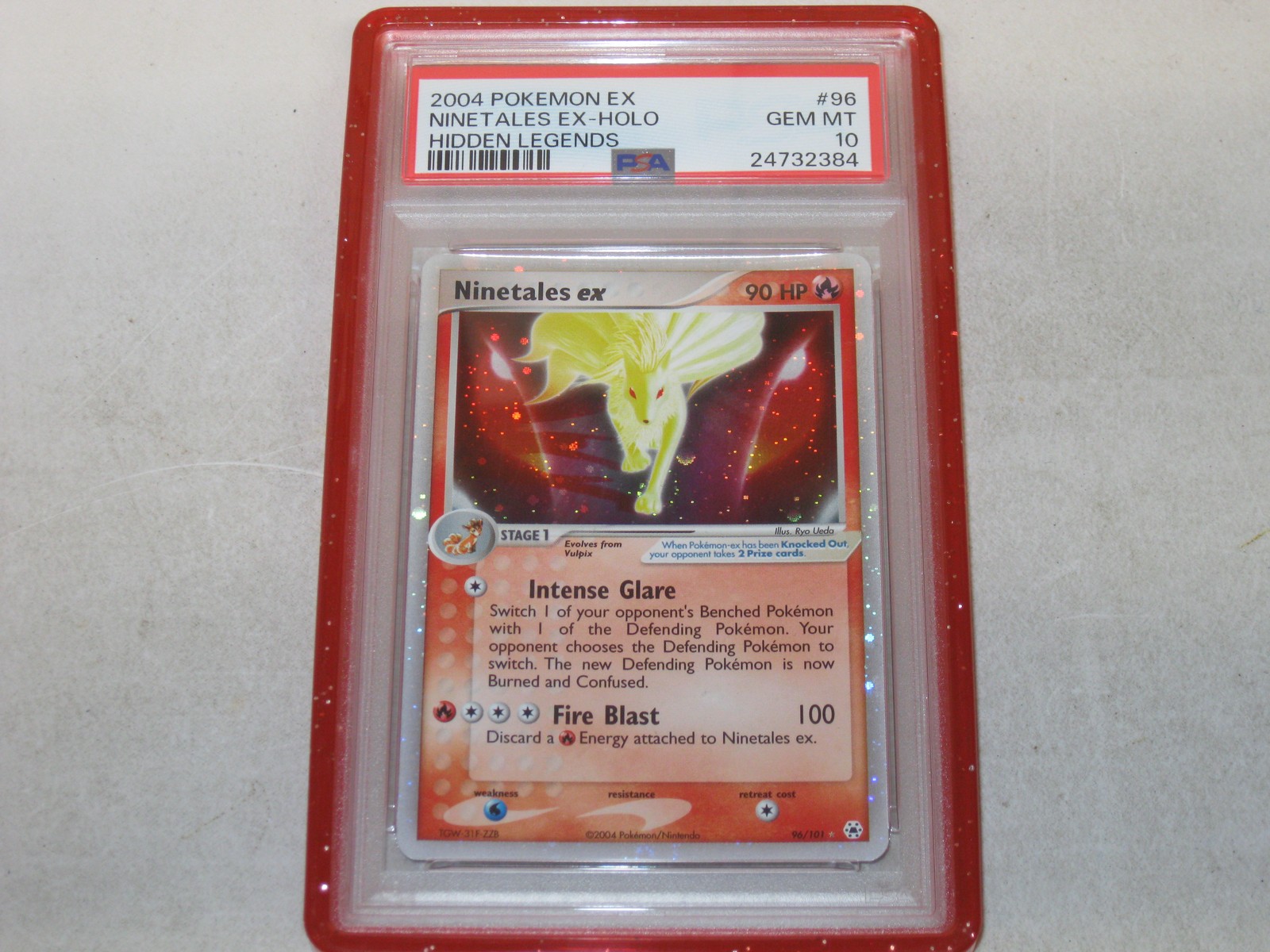 2004 Pokemon EX Hidden Legends RARE HOLO #96 Ninetales PSA 10 GEM MINT
