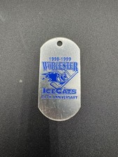 Rare Vintage 1998-1999 Worcester Ice Cats Dog...