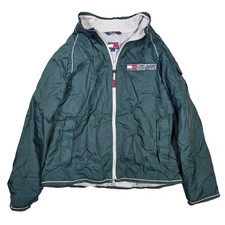 Tommy Hilfiger Kids Utility Gear TH-85 Green Fleece Lined Jacket Size L G/G