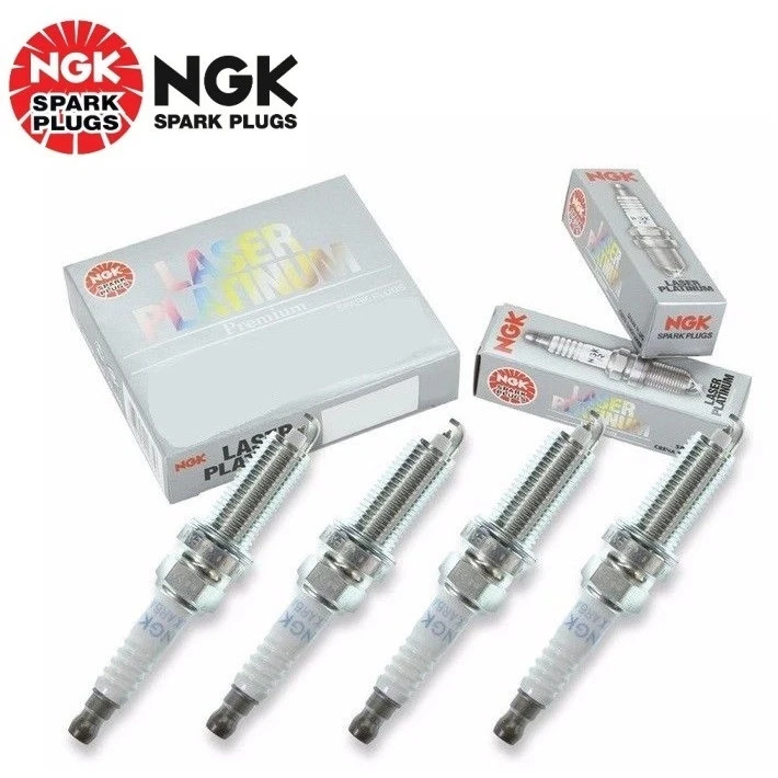 For 4 pc 4 x NGK Laser Platinum Pre-Gapped Spark Plugs 5118 PLZKAR6A-11 5118