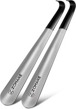 ZOMAKE Shoe Horn Long Handle for Seniors Men Women,Metal Long Shoehorn Boot