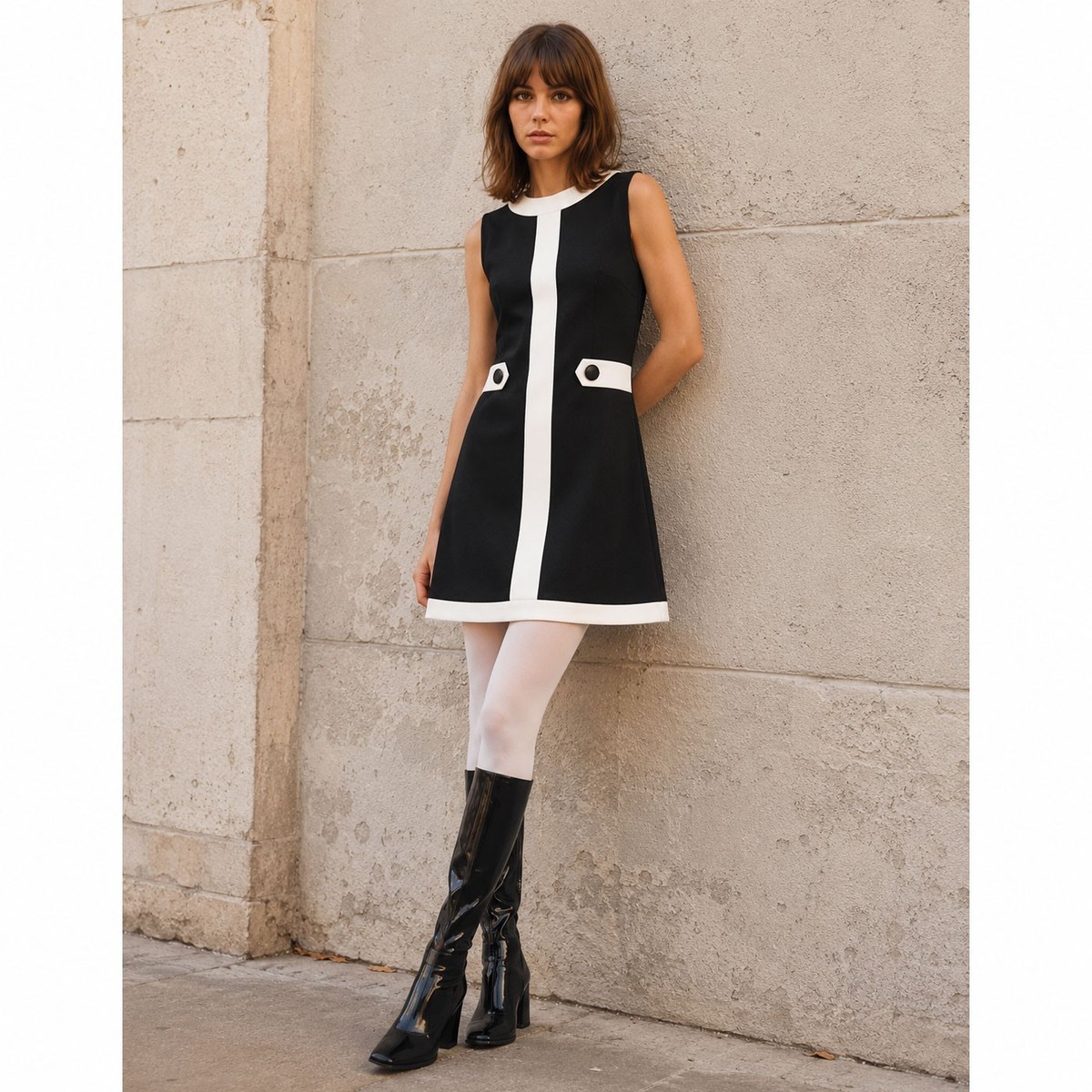 off the shoulder mini white dress Theresa Off-The-Shoulder Puff Sleeve Mini Dress main image 0