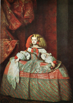 Velazquez La Infanta Dona Margarita de Austria 4x6 Art Postcard Museo del Prado