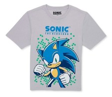 Sonic the Hedgehog Boys Gray T-Shirt Large 10-12 