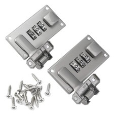 2PCS Luggage Suitcase Combination Lock 3 Digit Combination Password Lock Buckle