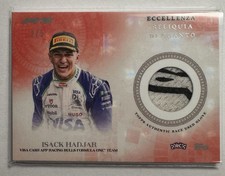 Isack Hadjar Topps F1 Eccellenza 2025 Reliquia di Guanto Rosso /5 VCARB ROOKIE