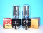 117Z6GT NOS RCA radio audio amplifier vintage vacuum tubes 2 valves tested 117Z6