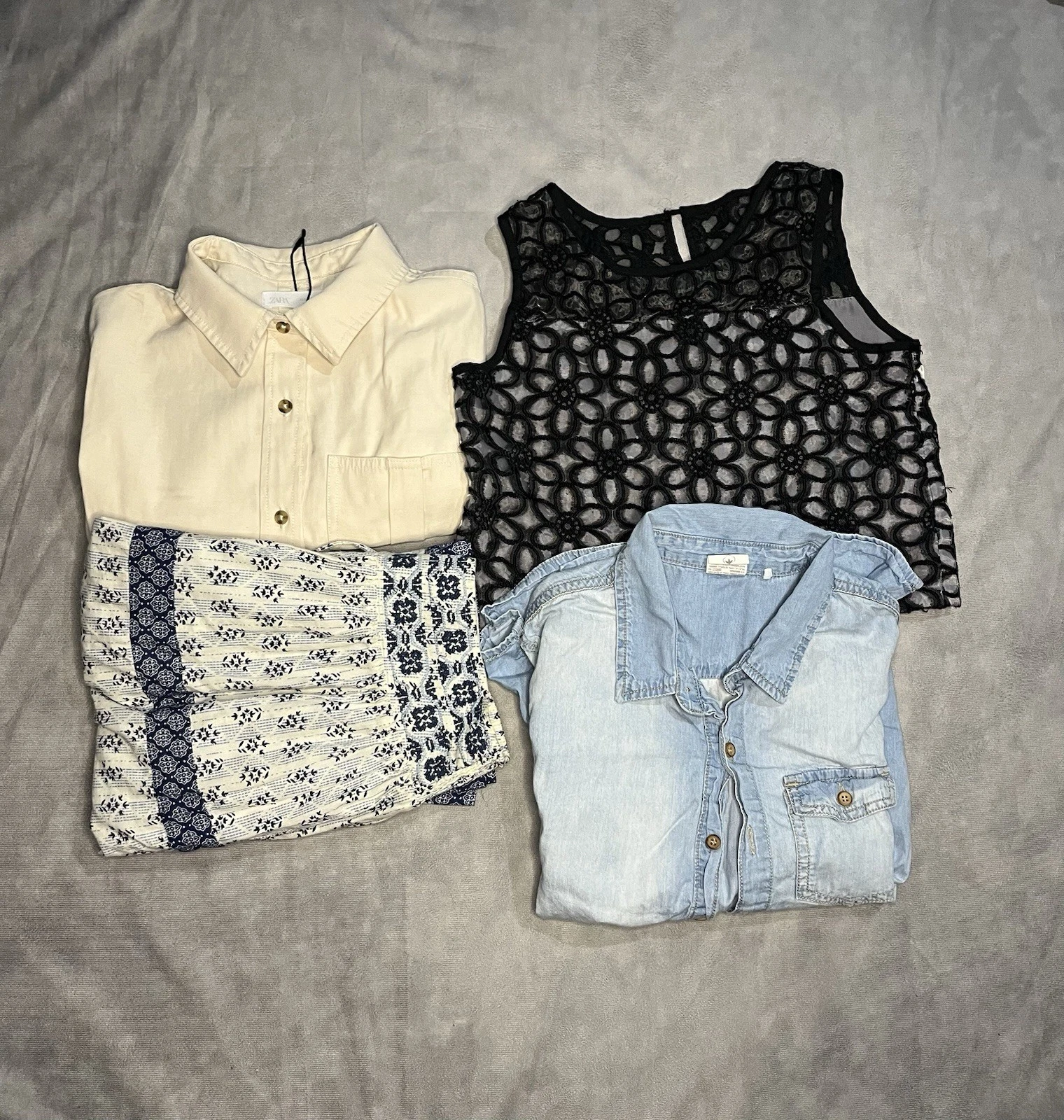 Lot of 4 Girls clothing sizes 8-12Y used