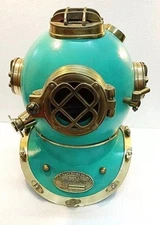 18" Diving Divers Helmet U.S Navy Mark V Deep Sea Antique Scuba Vintage Gift