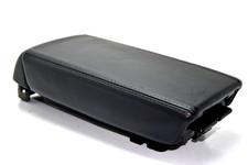  2003-2007 Honda Accord Black Center Console Lid Armrest Cover Leather Oem