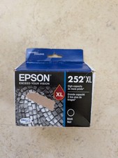 Epson 252XL Black Ink Cartridge T252XL120-S/CP Genuine 05/2027exp