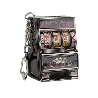 Mini Gambling Slot Machines Lucky Jackpot Antistress Toy Funny Games Keychain