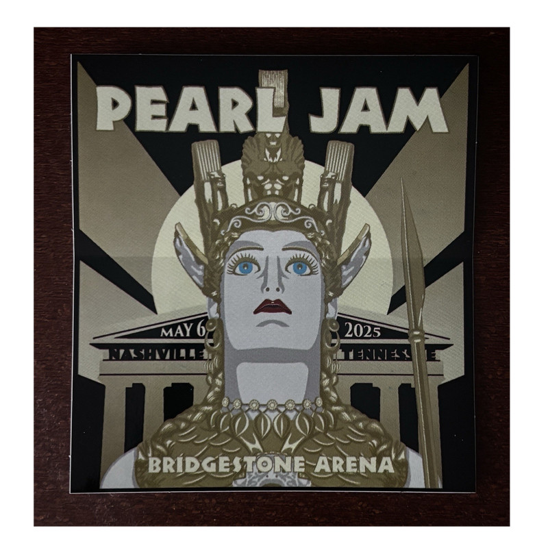 Pearl Jam Bridgestone Arena Nashville May 6 2025 Dark Matter Sticker