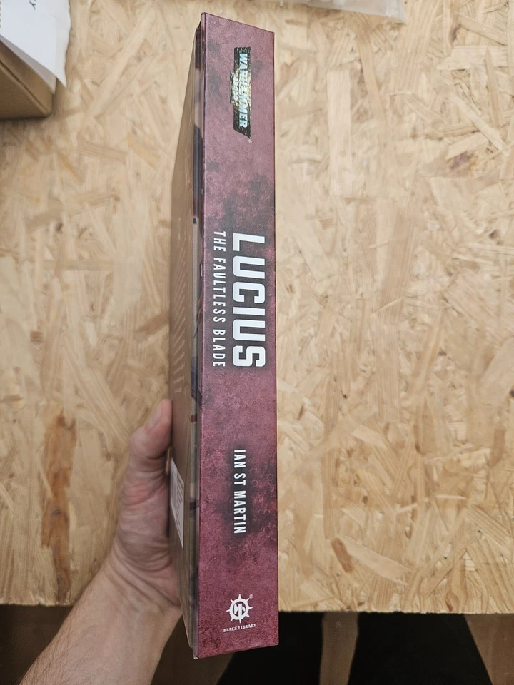 Warhammer 40k Lucius The Faultless Blade 1st Edition Hardcover Black Library - Image 4 of 4