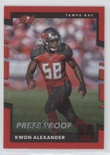 2017 Panini Donruss Press Proof Red Kwon Alexander #49 z5b