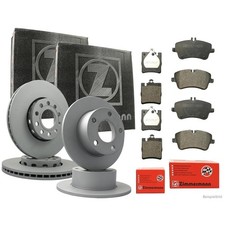 Zimmermann Bremsenset vorne + hinten Bremsscheiben + Bremsbeläge MERCEDES W210 Zimmermann Bremsenset vorne + hinten Bremsscheiben + Bremsbeläge MERCEDES W210