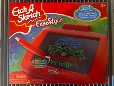 Etch A Sketch Freestyle, Drawing Tablet with 2-in-1 Stylus Pen and Paintbrush