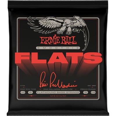 Ernie Ball EB2749 43-108 Pino Palladino Smoothie Flats - Saitensatz für 4-Saiter