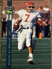 David Klingler 1992 Classic Four Sport Gold  Card #77 Houston Cougars