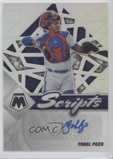 2022 Panini Mosaic Scripts Holo Prizm Yohel Pozo #SC-YP Auto qf6