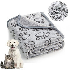 1 pc Soft Fluffy Cartoon Pet Blanket Warm Cozy Mat for Dogs  Cats NEW